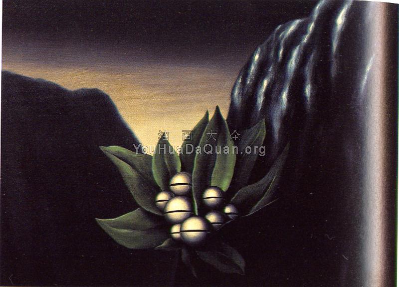 深渊中的花朵1 - 雷内·马格里特